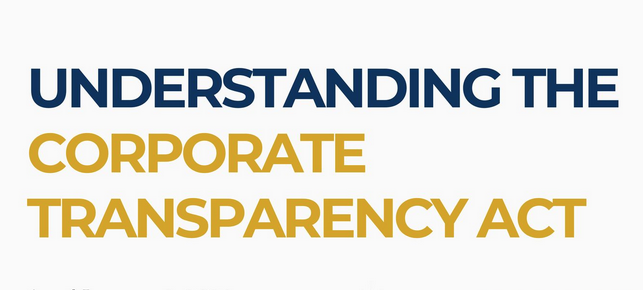 Reporting Requirements Under the Corporate Transparency Act